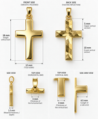 Lumina Cross Reflection Necklace