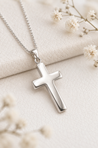 Lumina Cross Reflection Necklace