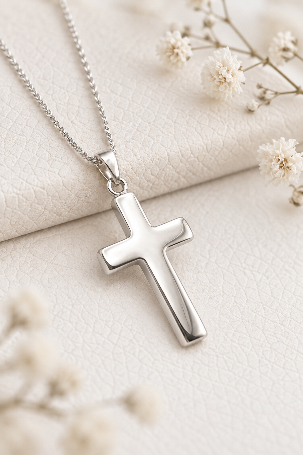 Lumina Cross Reflection Necklace